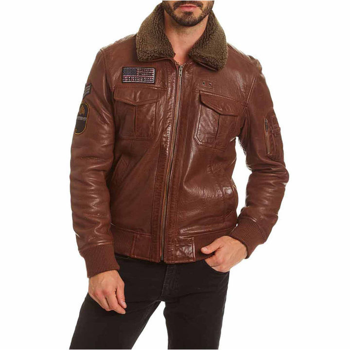 Excelled Leather Leather Bomber Jacket, $239 | jcpenney | Lookastic