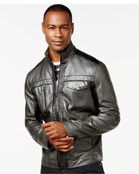 INC International Concepts Jones Two Tone Faux Leather Jacket Only At Macys