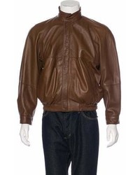 Bally Leather Bomber Jacket