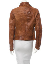 Dolce & Gabbana Leather Jacket W Tags