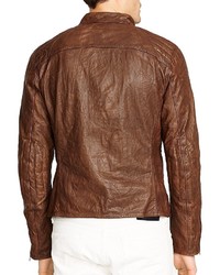 Ralph Lauren Black Label Leather Shirt Jacket