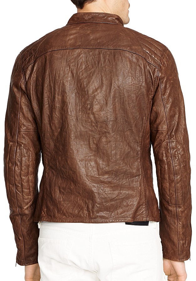 women's leather shirt jacket