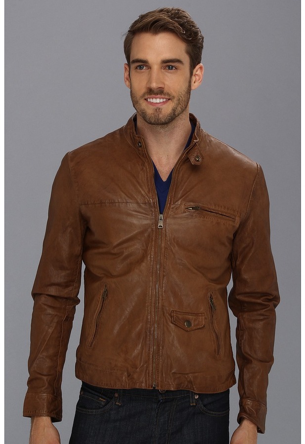 Lucky Brand Salt Flats Leather Moto Jacket Apparel | Where to buy & how ...
