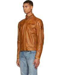 Osborne Matchless Brown Leather Jacket