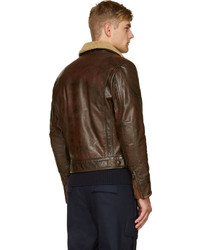 Matchless Brown Leather Marlon Brando Special Edition Bomber