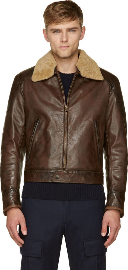 Matchless Brown Leather Marlon Brando Special Edition Bomber, $2,250 ...