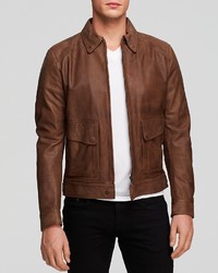 Bloomingdale's Matchless Waxed Charley Leather Jacket