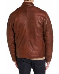 Missani Le Collezioni Reversible Washed Leather Jacket
