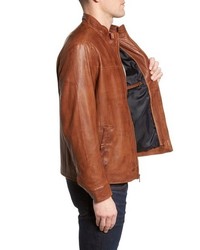 Missani Le Collezioni Zip Leather Jacket