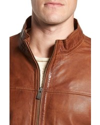 Missani Le Collezioni Zip Leather Jacket