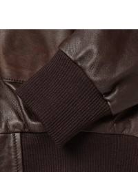Maison Martin Margiela Patchwork Leather Bomber Jacket