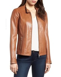 LaMarque Perforated Leather Biker Jacket