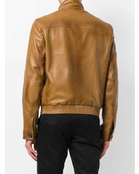Prada Zipped Leather Jacket