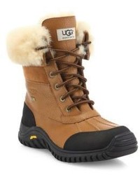 UGG Adirondack Ii Lace Up Shearling Lined Leather Boots