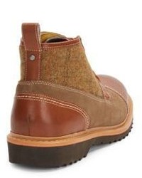 Robert Graham Bedford Cap Toe Leather Boots
