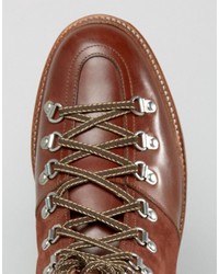 Grenson Brady Leather Laceup Boot