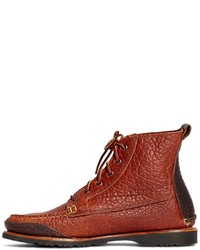 Brooks Brothers Rugged Leather Boots