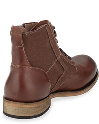 Andrew Marc Forest Leather Boot Deep Hickorydeep Natural