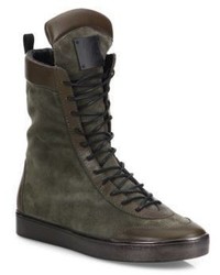 Giuseppe Zanotti Giuseppe X Zayn Jaavad High Shaft Leather Blend Boots