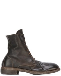 Guidi Distressed Lace Up Boots