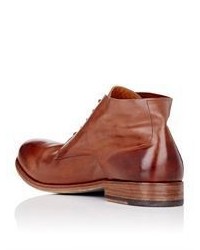 Pantanetti Lace Up Ankle Boots Brown