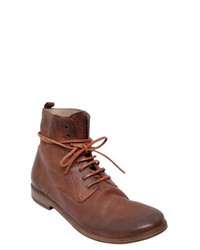 Marsèll Lace Up Horse Leather Ankle Boots