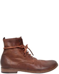 Marsèll Lace Up Horse Leather Ankle Boots
