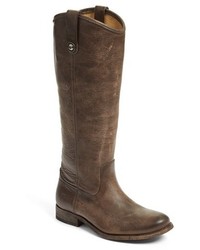 Frye Melissa Button Leather Riding Boot