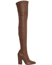 Sergio Rossi 105mm Virginia Stretch Leather Boots