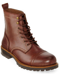 St Johns Bay St Johns Bay Clay Leather Lace Up Boots