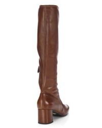 Prada Stretch Leather Tall Boots