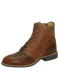 Twisted X Western Boots Calf Roper Lacer Cognac Mcrl001