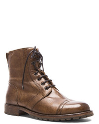 Belstaff Waxed Leather Dalwood Boots