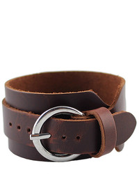 Vintage Brown Leather Bracelet