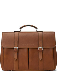 Brunello Cucinelli Brown Leather Briefcase