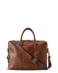 Shinola Navigator Leather Briefcase
