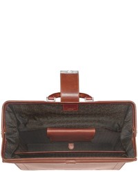 Pineider Power Elegance Brown Leather Diplomatic Briefcase