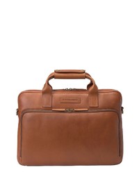 Johnston & Murphy Rhodes Leather Briefcase