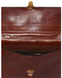 The Bridge Slim Leather Briefcase