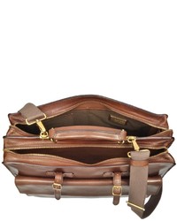 The Bridge Story Uomo Brown Leather Briefcase