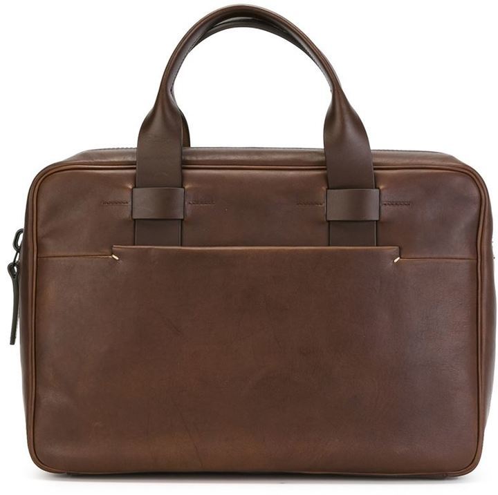 Troubadour Slim Briefcase, $1,225 | farfetch.com | Lookastic