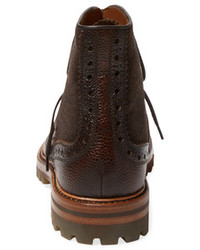 Antonio Maurizi Wingtip Leather Boot