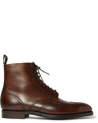 George Cleverley Bryan Leather Brogue Boots