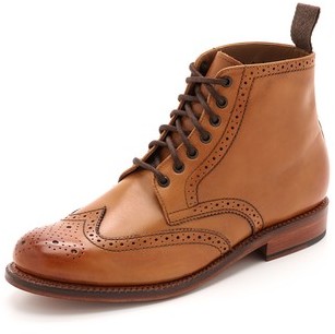 Grenson Sharp Cap Brogue Boots | Where to buy & how to wear