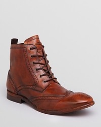 H By Hudson Angus Leather Wingtip Boots