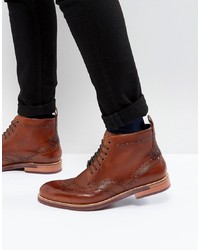 Ted Baker Hjenno Leather Lace Up Boots