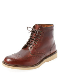 Leather Wingtip Boot