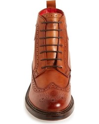 Base London Manby Wingtip Leather Boot