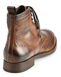 To Boot New York Brennan Wingtip Leather Boots