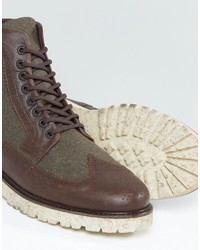 Fred Perry Northgate Leatherwool Brogue Boots